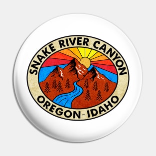 Snake River Canyon Idaho Oregon Pin