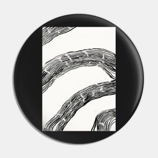 Linear Spatiality Minimal Art Pin