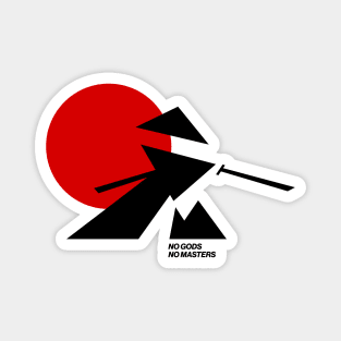 Ronin Warrior / Samurai T-Shirt Magnet