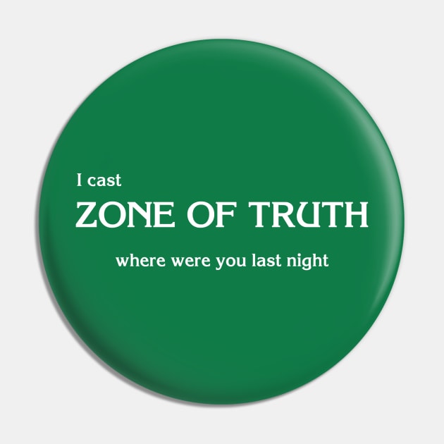 D&D: Zone of Truth Pin by Kiaxet