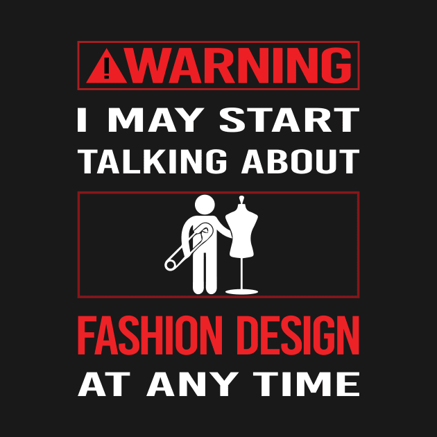 Red Warning Fashion Design by Happy Life