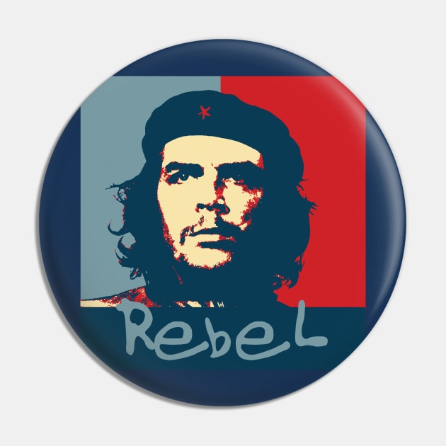 Che Rebel Pin by DavidLoblaw