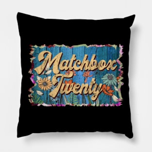 Retro Matchbox Name Flowers Limited Edition Proud Classic Styles Twenty Pillow