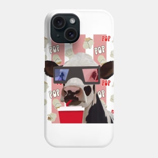 Funny Cow Moovie Time! Phone Case