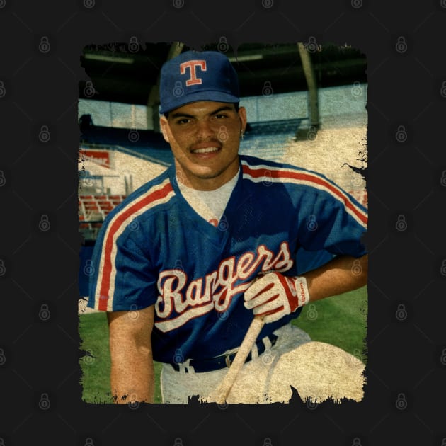 Pudge Rodriguez in Texas Rangers by PESTA PORA