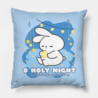 Whispers of the Silent Night: Loppi Tokki's Christmas Serenity on Cloud Nine! Pillow