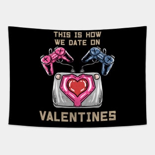 VALENTINES GAMER Tapestry