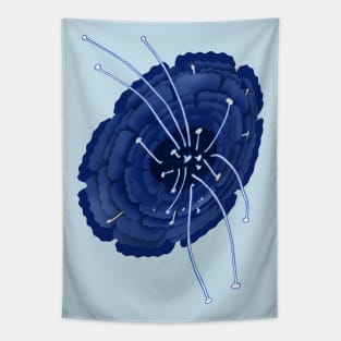 Blue flower Tapestry