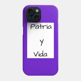 A simple message in support of the Cuban people Phone Case