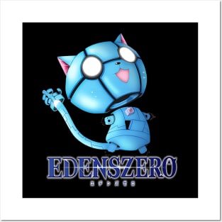 Edens Zero - Rebecca and Happy (with logo) | Art Board Print