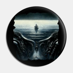 HR Giger - Lost at Sea Pin