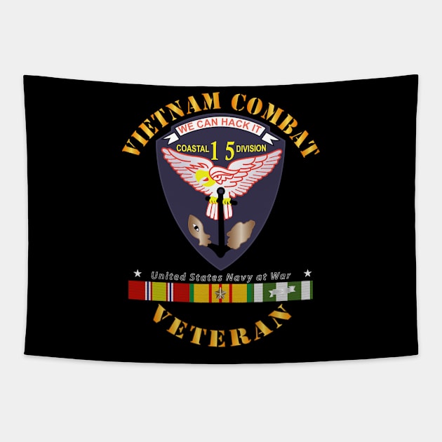 Vietnam Cbt Vet - Navy Coastal Div 15 - Swift w SVC Tapestry by twix123844