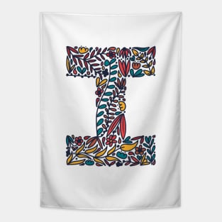 Tropical Letter I Tapestry