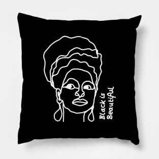 Black is beautiful Pillow