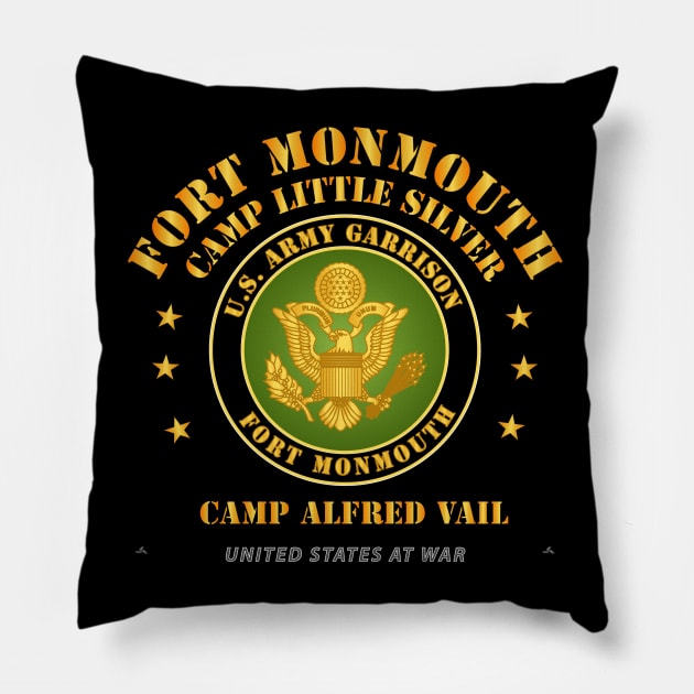 Army - Fort Monmouth Pillow by twix123844