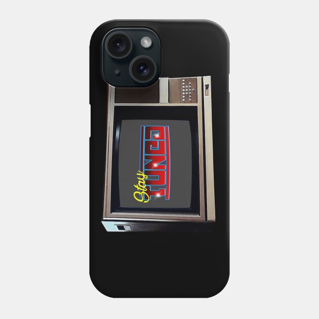TV SET / STAY TUNED #3 Phone Case by RickTurner
