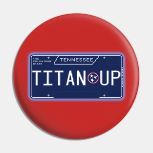 TN License Plate- TITAN UP Pin