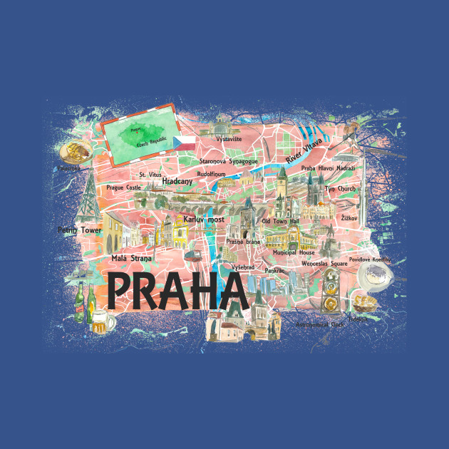 Discover Praha - Prague - T-Shirt