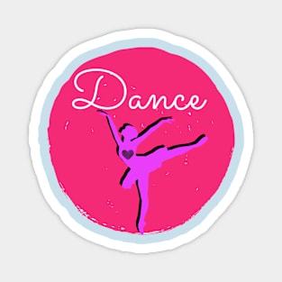 Ballerina Dancer in the spotlight Magnet