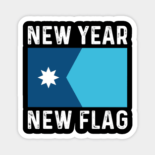 New minnesota flag Magnet