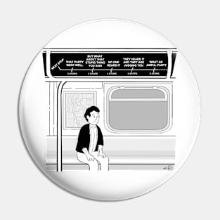 Subway Thoughts Pin