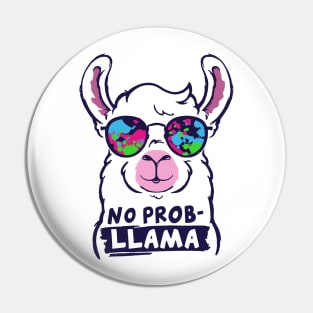 No Prob Llama Pin