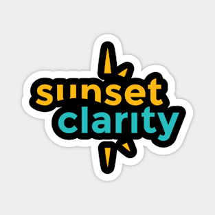 Sunset Clarity Logo Magnet