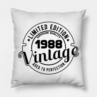 1988 VINTAGE - 33Th BIRTHDAY GIFT Pillow