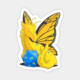 Fairy Dragon d20 Magnet