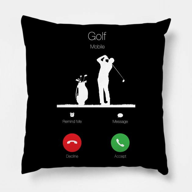 Golf is Calling Pillow by golf365