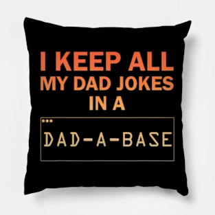 Dad Jokes Dad Database Dad Joke Lovers Pillow