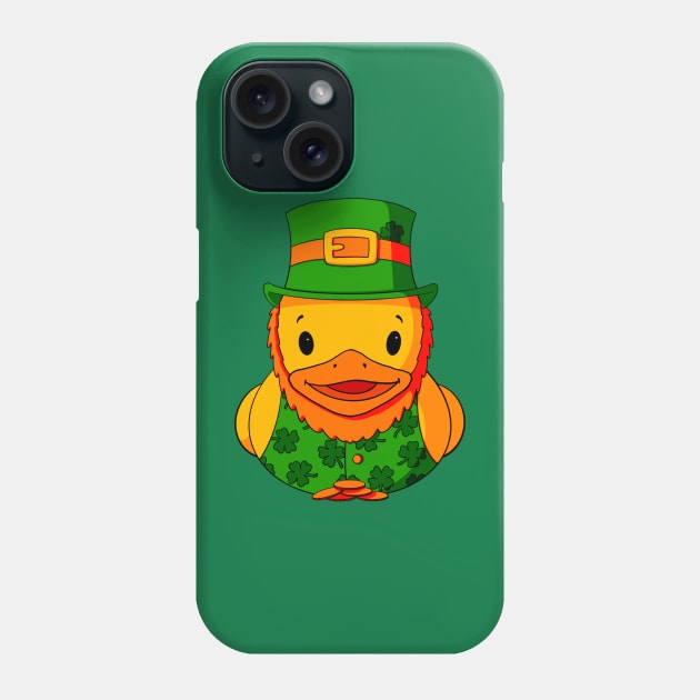 St. Patrick’s Day Rubber Duck Phone Case by Alisha Ober Designs