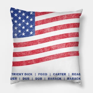 The Next President is...Oprah Winfrey (Distressed) Pillow