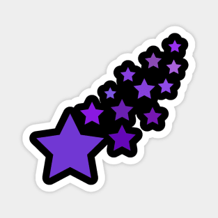 Purple Stars Magnet