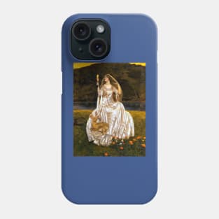 The Damsel of the Lake, Called Nimue the Enchantress - Frank Cadogan Cowper Phone Case