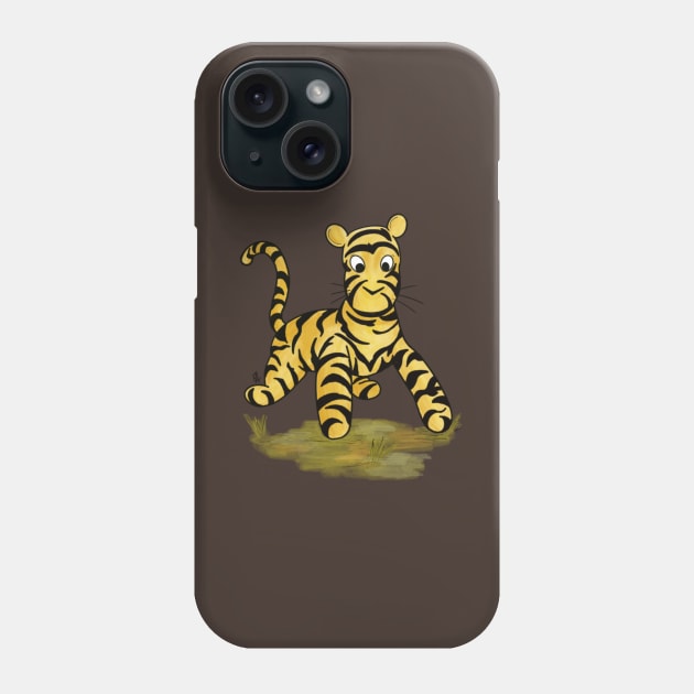 Tigger Running - Classic Tigger Phone Case by Alt World Studios