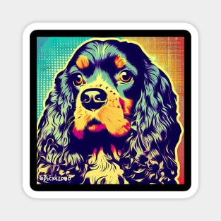 American Spaniel Pop Art Magnet