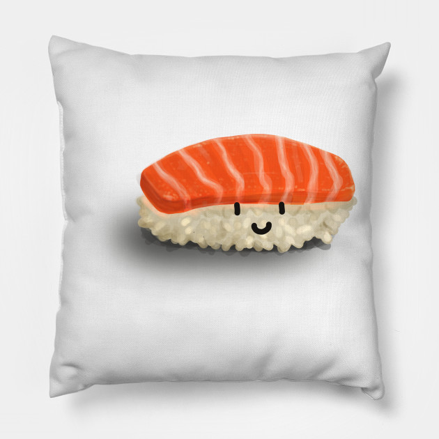 salmon sushi pillow