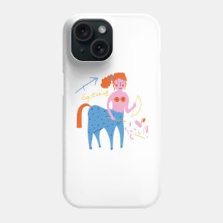 Zodiac sign - Sagittarius Phone Case