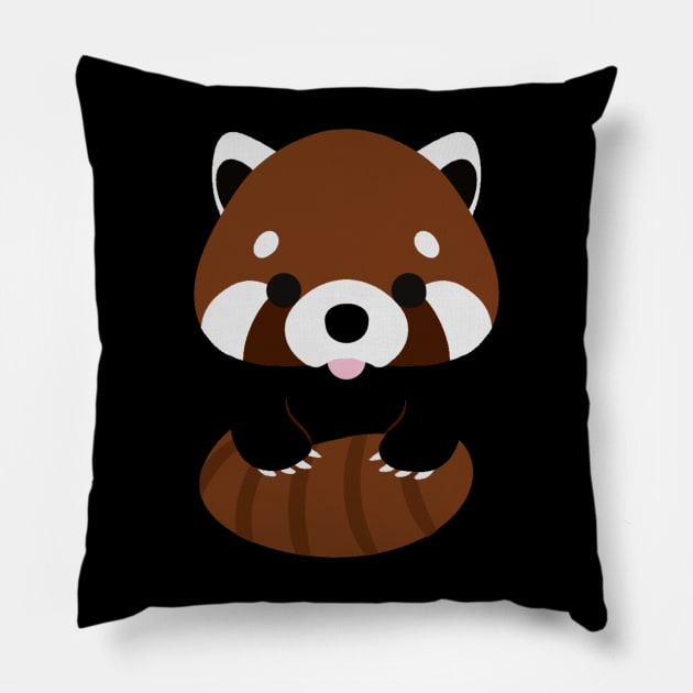 Boop - Red Panda Pillow by SmidgeFidge