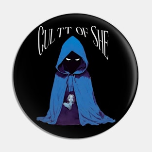 Blue Hooded Nightmare Pin