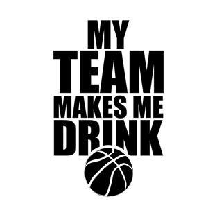 NBA Basketball Team Drink T-Shirt