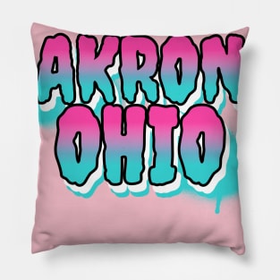 Akron Ohio Pillow