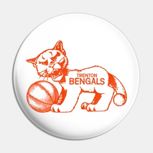 Defunct Trenton Bengals Basketball Team Pin