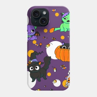 Spooky Chonky Cats Phone Case