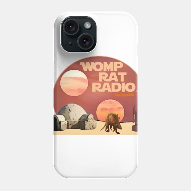 Womp Rat Radio Podcast Phone Case by Thedisneynerds