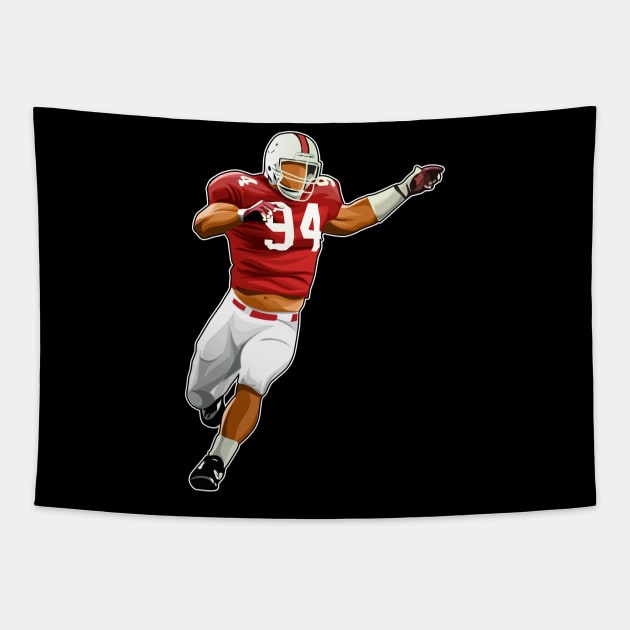 Dwayne Johnson The Rock NFL Tapestry by 40yards