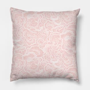 Blush Mushroom Texture Pillow