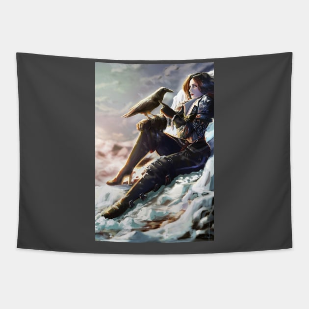 Yennefer (The Witcher) Tapestry by Chocoraptor