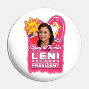 LENI ROBREDO FOR PRESIDENT ELECTION 2022 V2 Pin